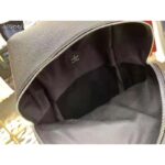 Louis Vuitton Unisex Discovery “V” Logo Backpack Blue Monochrome Taiga Leather - Image 7