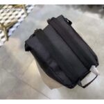 Louis Vuitton Unisex Discovery “V” Logo Backpack Blue Monochrome Taiga Leather - Image 4