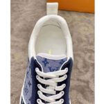 Louis Vuitton Unisex Trocadero Richelieu Sneaker Navy Blue Monogram Denim – Image 10