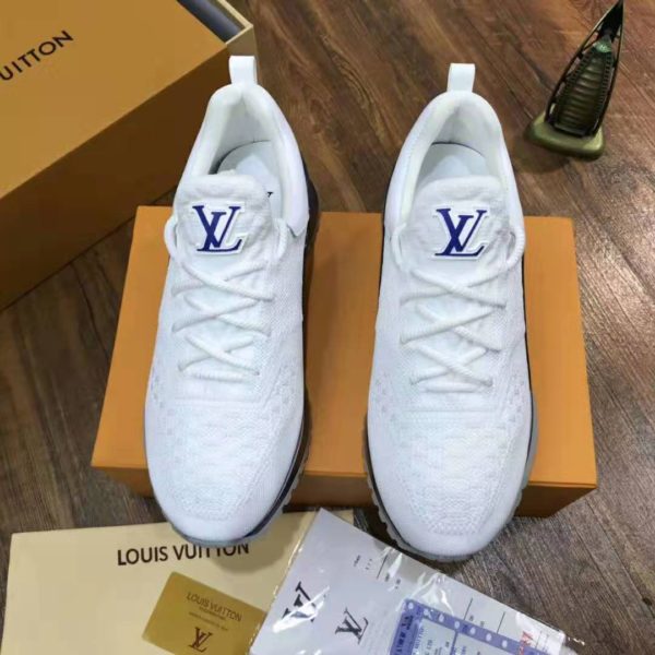 Louis Vuitton Unisex V.N.R (Vuitton New Runner) Sneaker Technical Knit-White (3)