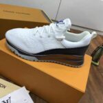 Louis Vuitton Unisex V.N.R (Vuitton New Runner) Sneaker Technical Knit-White - Image 2