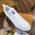 Louis Vuitton Unisex V.N.R (Vuitton New Runner) Sneaker Technical Knit-White - Image 8