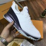 Louis Vuitton Unisex V.N.R (Vuitton New Runner) Sneaker Technical Knit-White - Image 9