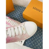 Louis Vuitton Women Frontrow Sneaker Calf Leather Monogram Canvas Louis Vuitton Signature