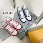 Louis Vuitton Women LV Escale Stellar Sneaker Cotton Canvas Monogram Flowers-Blue - Image 4