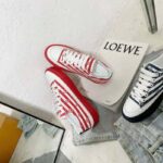 Louis Vuitton Women LV Escale Stellar Sneaker Cotton Canvas Monogram Flowers-Red - Imagen 6