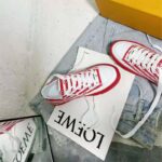 Louis Vuitton Women LV Escale Stellar Sneaker Cotton Canvas Monogram Flowers-Red - Imagen 5