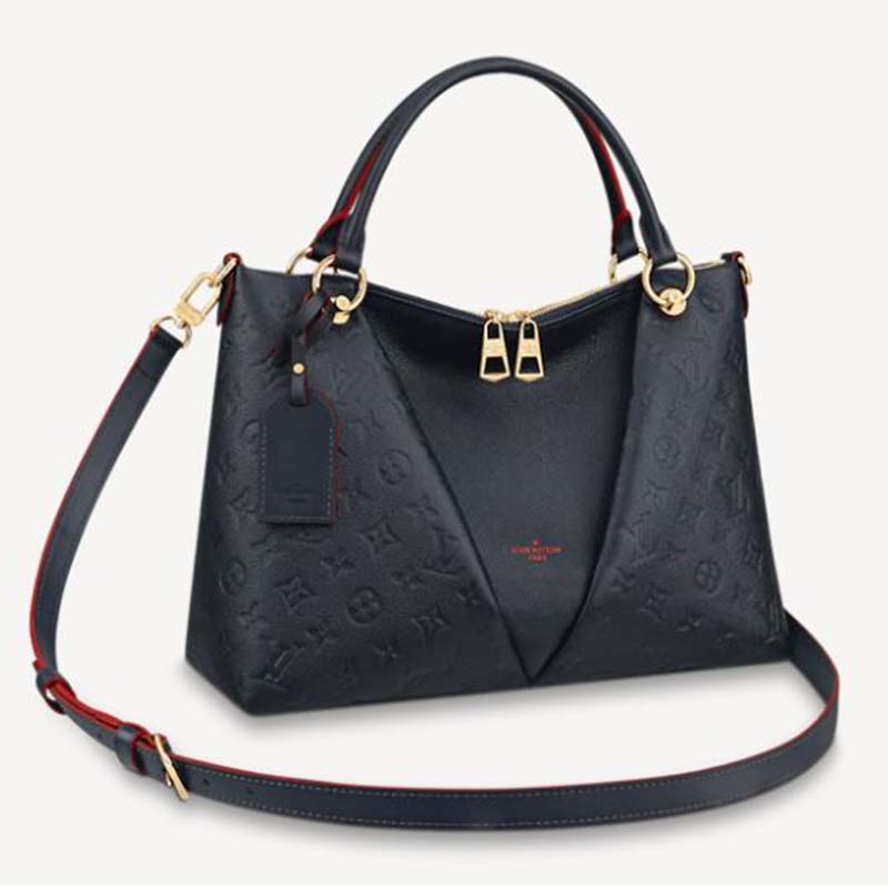 LV Black Embossed Monogram Surne MM Purse - Large Women's Tote Bag