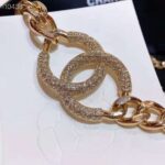 Chanel Women Belt Metal & Strass Gold & Crystal - Image 6