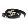 Louis Vuitton Unisex LV Shape 40mm Belt Iridescent White PVC Strap