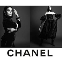 Chanel Women Metal & Resin Gold Pearly White & Black Belt
