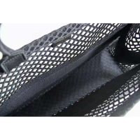 Dior Women Dior Book Tote Black Mesh Embroidery ‘Christian Dior’