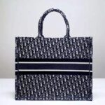 Dior Women Dior Book Tote Blue Dior Oblique Embroidery - Bild 4