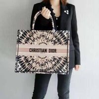 Dior Women Dior Book Tote Multicolor Tie & Dior Embroidery