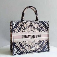 Dior Women Dior Book Tote Multicolor Tie & Dior Embroidery