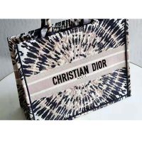 Dior Women Dior Book Tote Multicolor Tie & Dior Embroidery