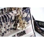 Dior Women Saddle Pouch Blue Dior Oblique Jacquard 'D' Stirrup - Image 11