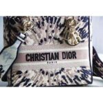 Dior Women Saddle Pouch Blue Dior Oblique Jacquard 'D' Stirrup - Image 9