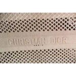 Dior Women Small Dior Book Tote Clay-Colored Mesh Embroidery - Image 6