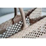 Dior Women Small Dior Book Tote Clay-Colored Mesh Embroidery - Image 11