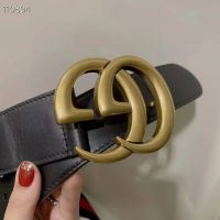 Gucci GG Unisex Nylon Web Belt with Double G Buckle 4 cm Width