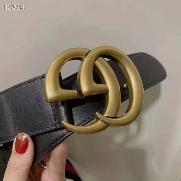 Gucci GG Unisex Nylon Web Belt with Double G Buckle 4 cm Width (4)