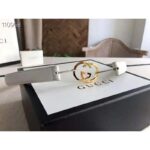 Gucci GG Unisex Thin Belt with Interlocking G Buckle 2 cm Width – Bild 3