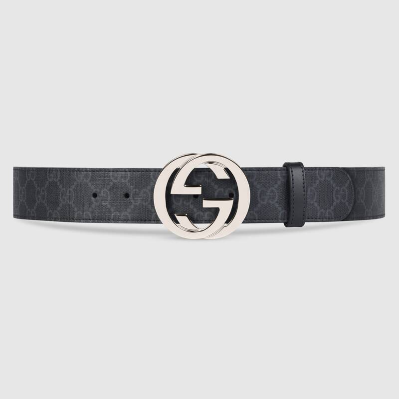 grey gucci belt