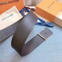 Louis Vuitton LV Unisex LV Iconic 55mm Belt Black Calf Box Leather