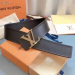Louis Vuitton LV Unisex LV Iconic 55mm Belt Black Calf Box Leather - Bild 3