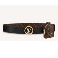 Louis Vuitton LV Women Palm Spring 35mm Belt Monogram Canvas Circle Buckle