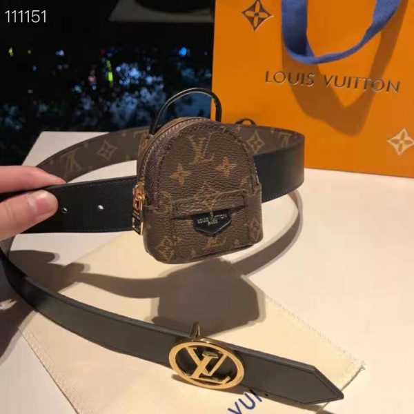 Louis Vuitton LV Women Palm Spring 35mm Belt Monogram Canvas Circle Buckle (10)