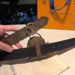 Louis Vuitton LV Women Palm Spring 35mm Belt Monogram Canvas Circle Buckle - immagine 17