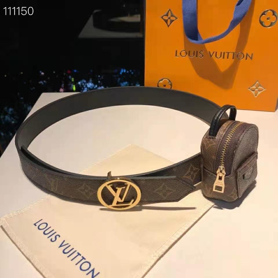 Louis Vuitton, Accessories, Authentic Louis Vuitton Monogram Epi 35mm Lv  Circle Reversible Belt