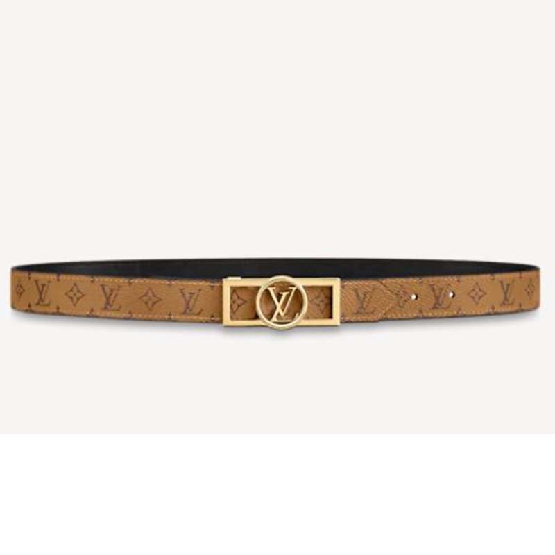 Louis Vuitton Dauphine 25Mm Reversible Belt Color: Monogram & Black Size:  80 Condition: 10 Comes with: dust bag, box Lafayette Price:…
