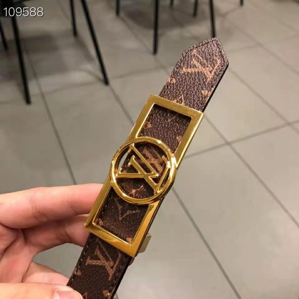 Sell Louis Vuitton Monogram Dauphine 25MM Reversible Belt - Brown