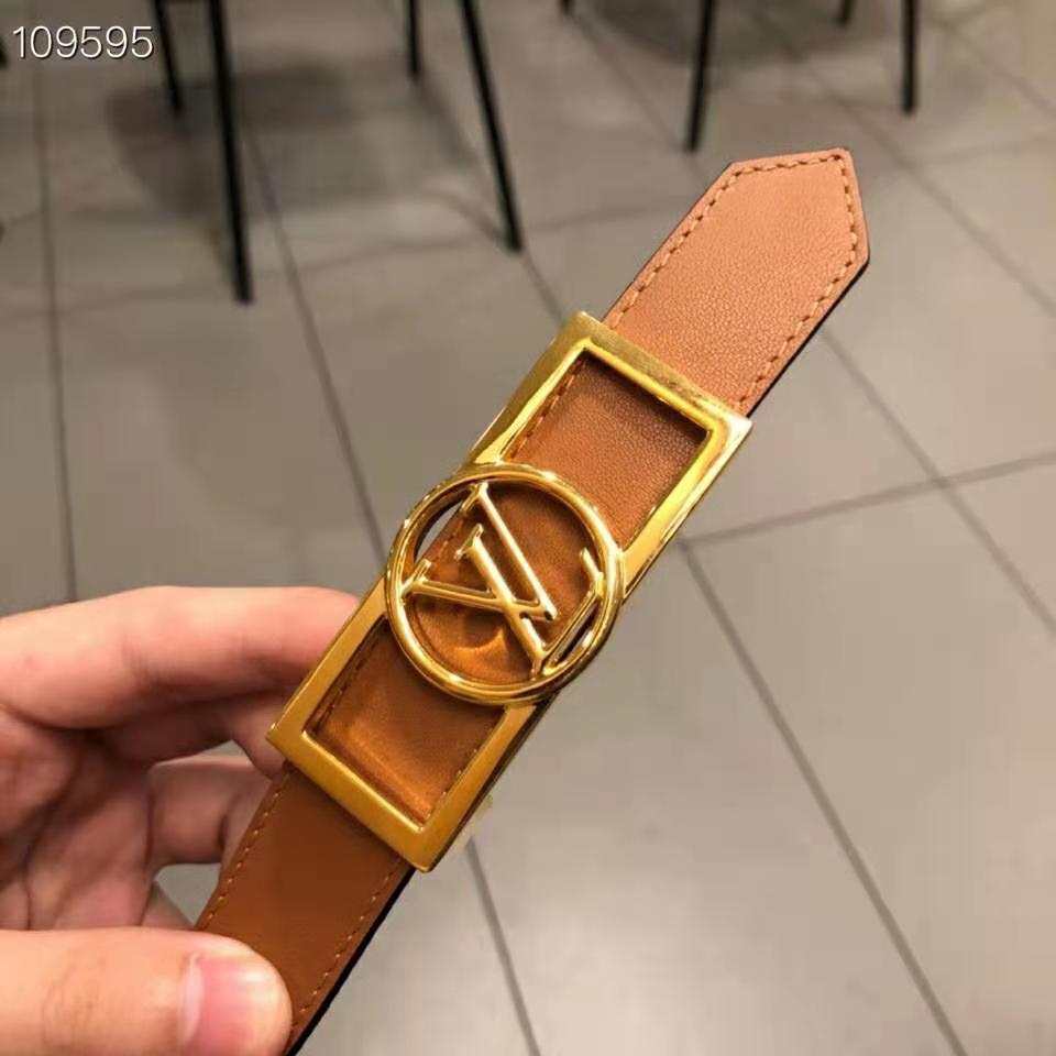 Sell Louis Vuitton Monogram Dauphine 25MM Reversible Belt - Brown