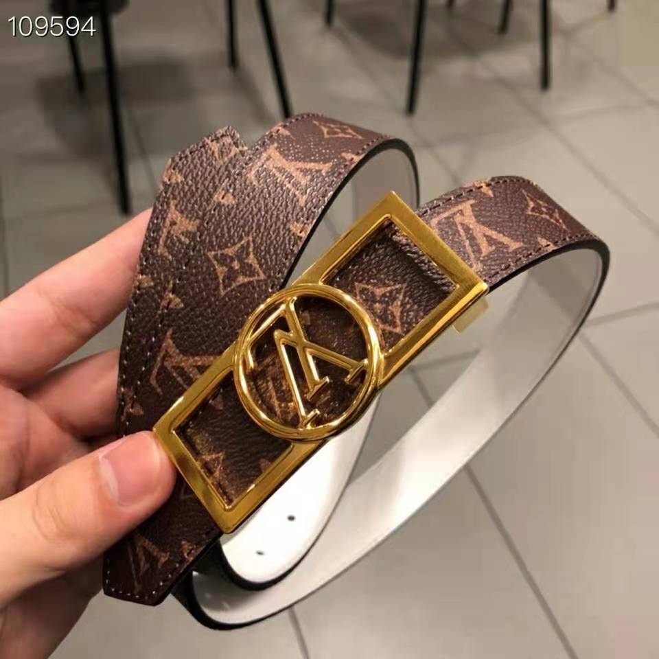 Louis Vuitton Dauphine 25MM Reversible LV Monogram Belt - Brown Belts,  Accessories - LOU788440