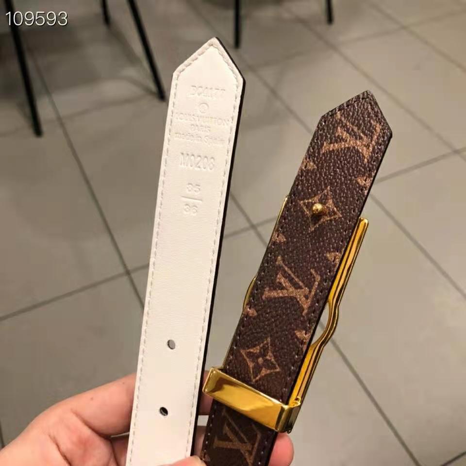 vuitton dauphine 25mm reversible belt