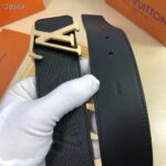 Louis Vuitton Unisex LV Iconic 30mm Reversible Belt Monogram Empreinte Calf Leather – Bild 5