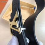 Louis Vuitton Unisex LV Iconic 30mm Reversible Belt Monogram Empreinte Calf Leather – Bild 3