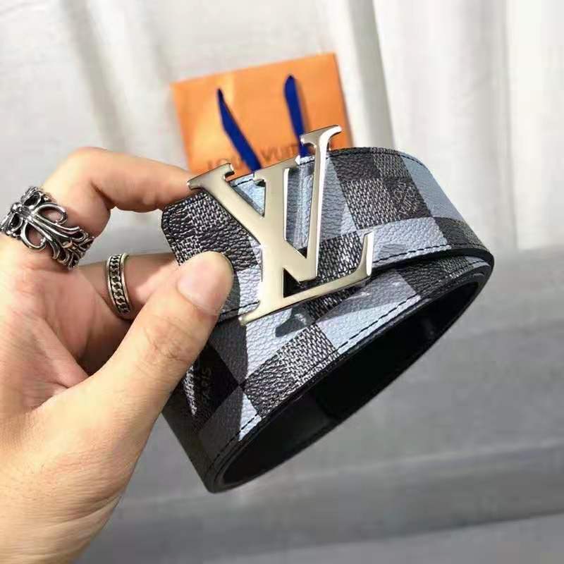 louis-vuitton belt men damier