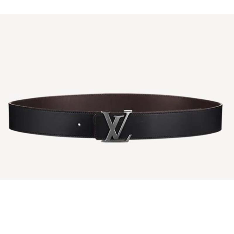 Louis Vuitton Ceinture LV Circle Buckle Monogram Eclipse Reversible Belt  Black