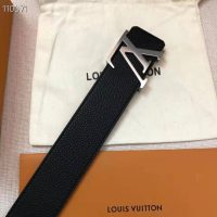 Louis Vuitton Unisex LV Initiales 40 mm Width Reversible Belt Calf Leather