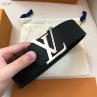 Louis Vuitton Unisex LV Initiales 40 mm Width Reversible Belt Calf Leather