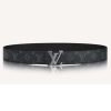 Louis Vuitton Unisex LV Initiales 40mm Reversible Belt Monogram Eclipse Canvas-Grey