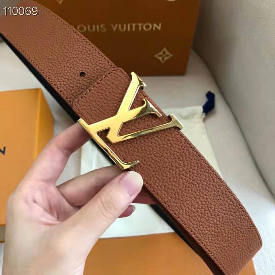 LV X YK LV Initiales 40mm Reversible Belt Taurillon Leather - Men