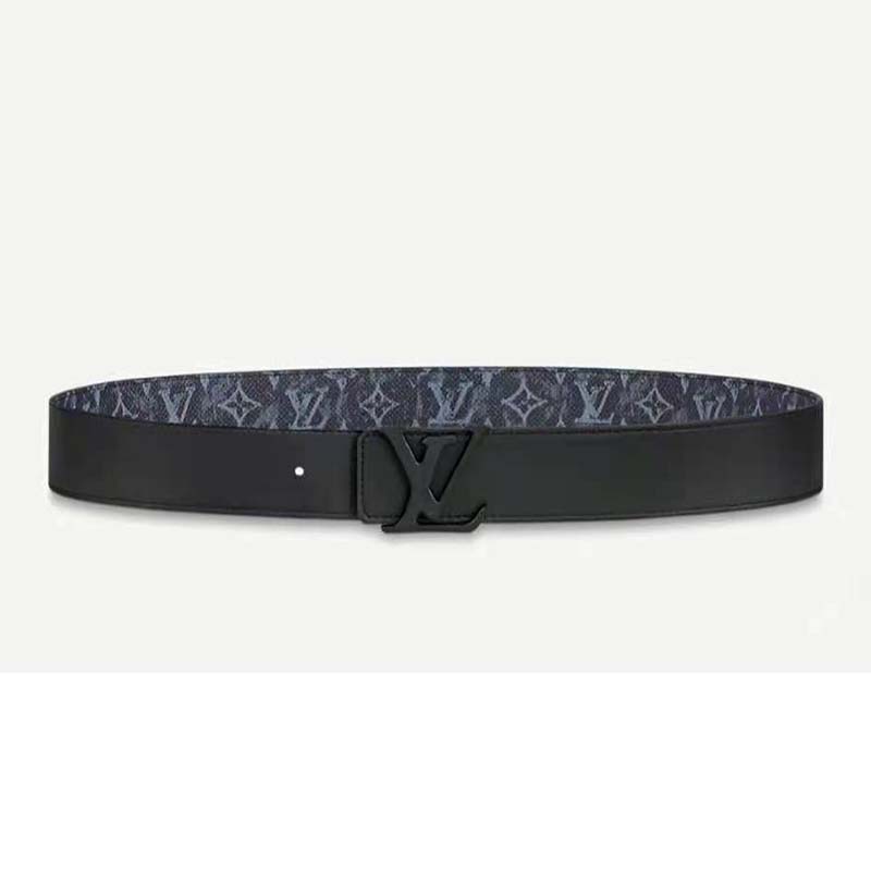 Lv Shape 40mm Belt Monogram Canvas