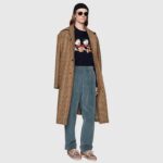 Gucci Men Disney x Gucci Donald Duck Cotton Wool Sweater Holes Crewneck Collar-Navy - Image 11