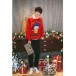 Gucci Men Disney x Gucci Donald Duck Sweatshirt Cotton Crewneck Oversized Fit-Red - Image 12